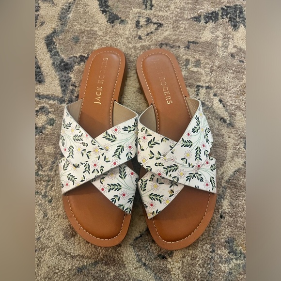 Jack Rogers Women's Floral Slide Sandals 
Size 9 - Picture 2 of 3